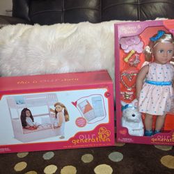 Our Generation Bunk Bed And Doll New