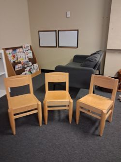 Community play things wooden chairs