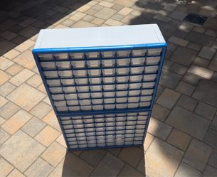 Akro-Mils 64-Drawer Storage Organizer Cabinet – Like New – $25 Each or $40 for Both