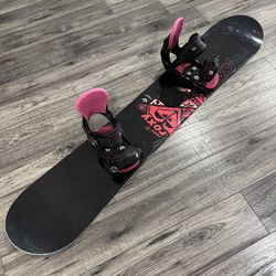 Roxy Snowboard & Bindings