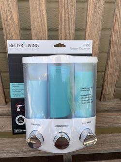 Better Living TRIO 3-Chamber Shower Dispenser