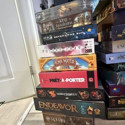 List Of Board Games, Some Unopened