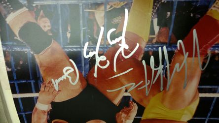Signed wrestling super star Hulk Hogan & King Kong Bunde