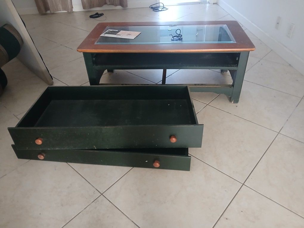 Table With Drawers