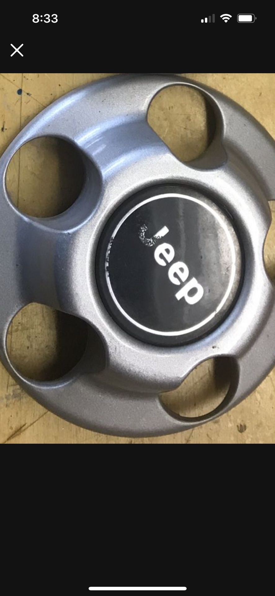 JEEP CHEROKEE WHEEL CENTER CAPS FOR SALE  $60 each. 