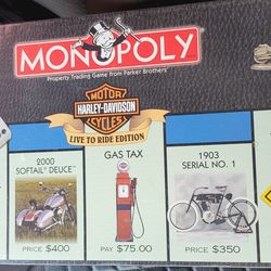 Monopoly- Harley Davidson Live to Ride Edition