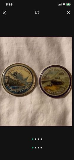 2017 And 2018 Air Force Commemorative Enameled Token
