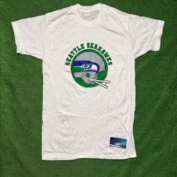 Vintage Seattle Seahawks Shirt 80s X-Large