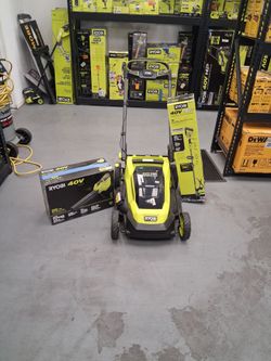 Ryobi lawn care bundle