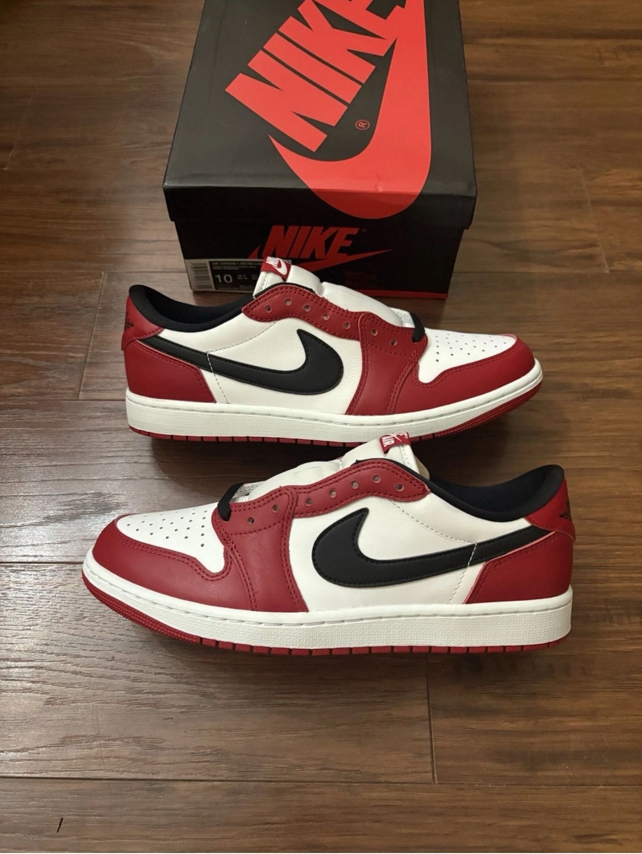 Nike Air Jordan 1 Low OG Chicago 2025 Red White Black HQ6998-600 Men’s Size 10.5