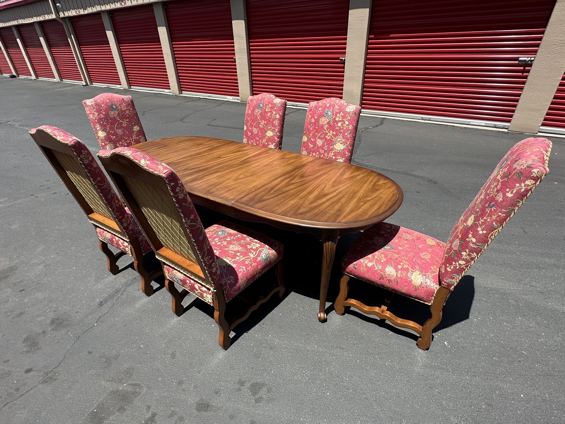 Antique Table And Chairs