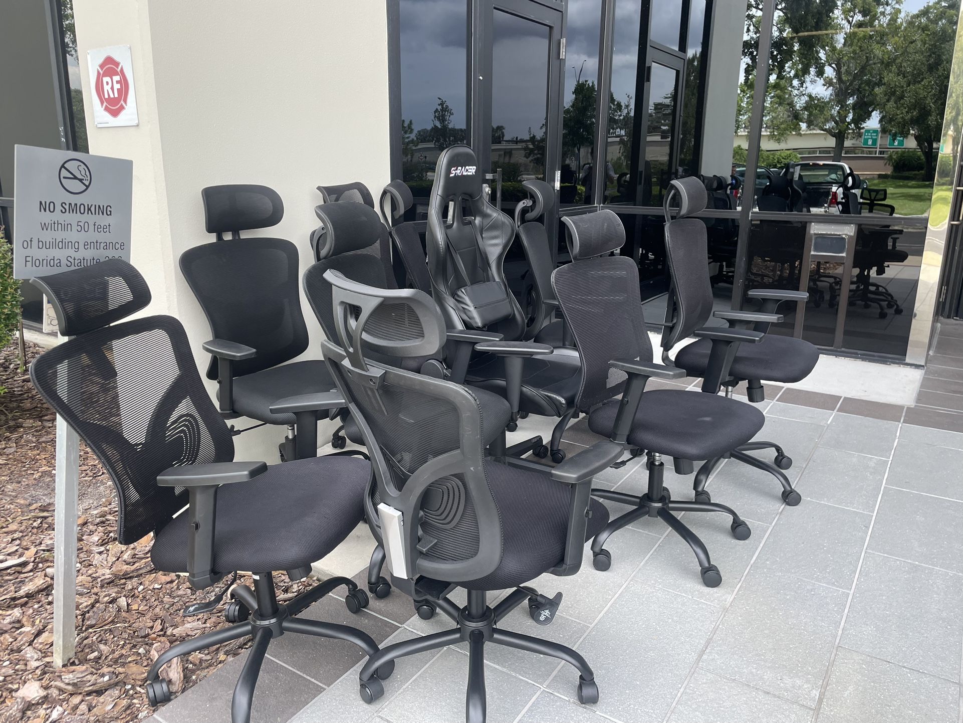 10 Adjustable Computer Chairs $50 Each, Or Deal For All