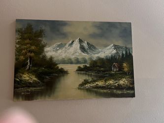 Vintage Landscape Painting 