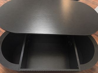 Black coffee table
