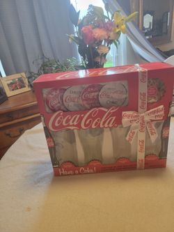 VINTAGE COCA~ COLA GLASSES  COLLECTION