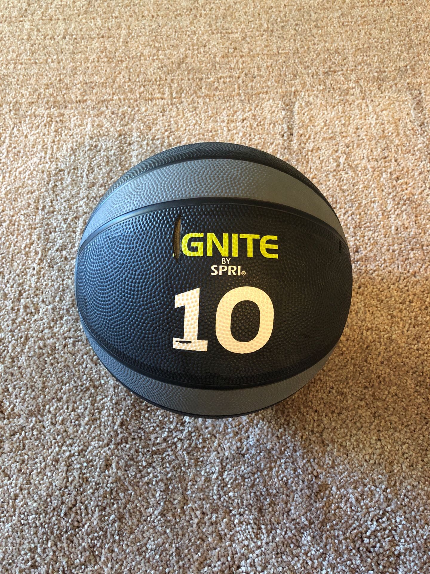10 lbs weighted medicine ball