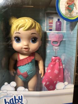 Baby alive Splash And Snuggle Girl’s Doll Toy