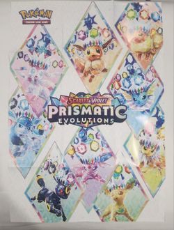 Pokemon Prismatic Evolutions Poster 