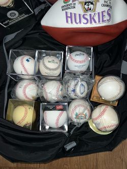 Assorted sports memorabilia