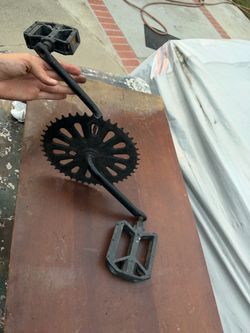 Bike pedal and sprocket