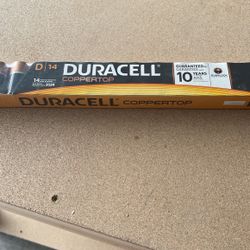 New Duracell D 14 Count