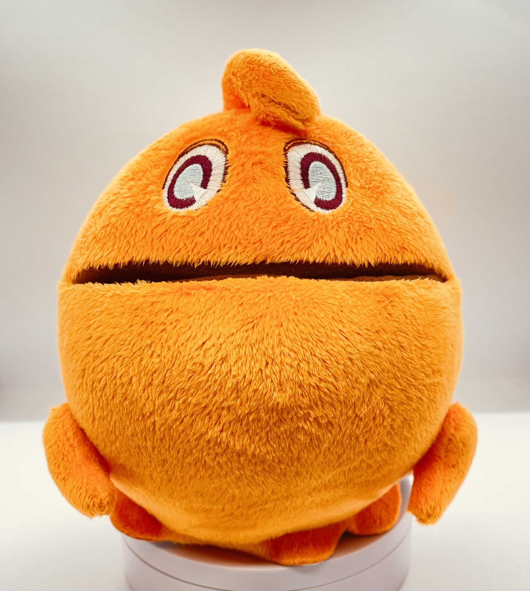 Clyde Pac-Man Ghostly Adventures Orange Ghost Plush 2012 Namco Bandai w/Tags