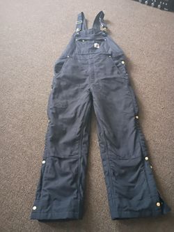 Carhartt  Duck Cloth Bib  M-short, Excellent Condition 