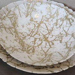 Round Bowl- 2 Piece Table Decoration 