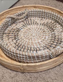 Basket trays set of 2