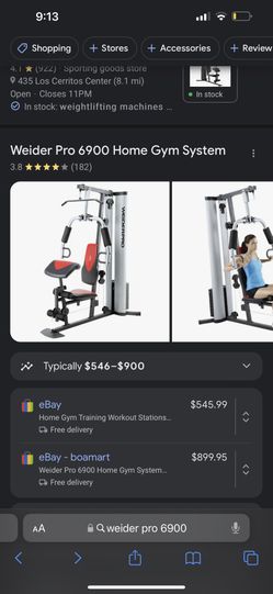 Weirder Pro 6900 Home Gym