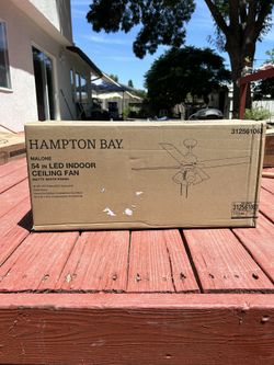 HAMPTON BAY. MALONE 54 IN LED INDOOR CEILING FAN