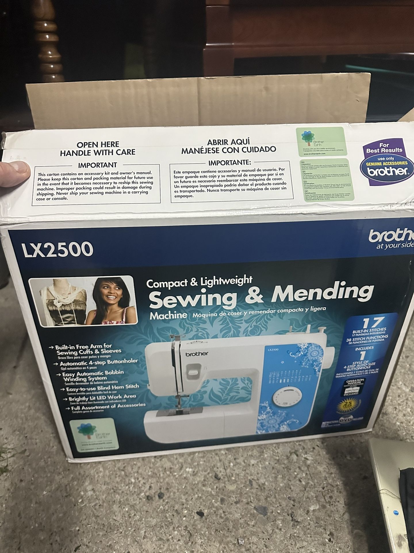 Brother LS-2500 Sewing Machine with Box