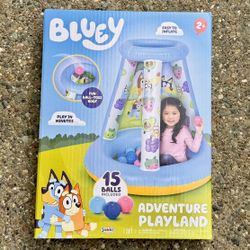 Bluey Adventure Playland inflatable Ball Pit - BRAND NEW