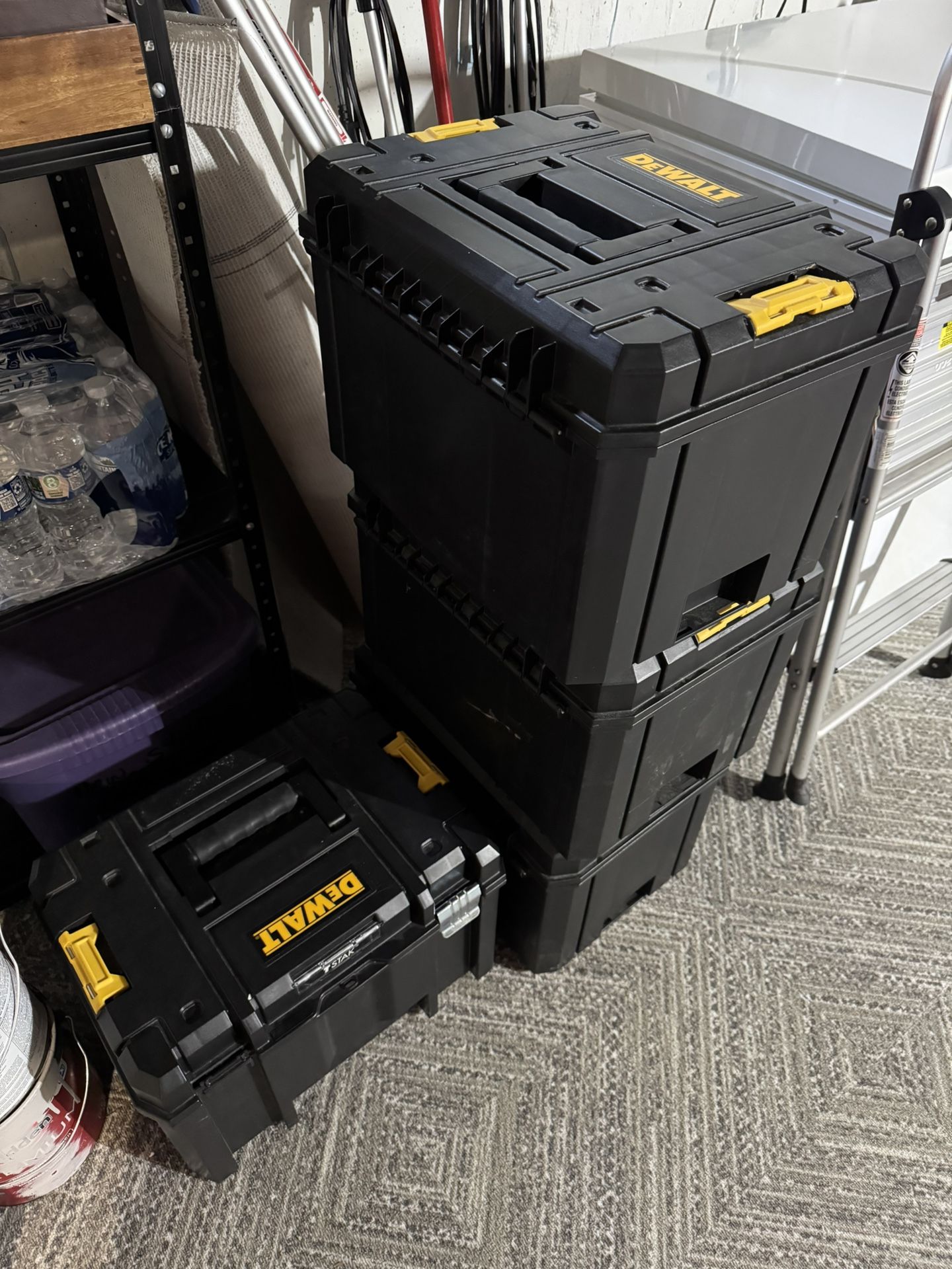 DEWALT TSTAK Tool Box (4) Total 