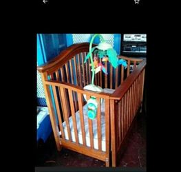 Crib And Dresser All Wood (From Baby Furniture Store) $100 EACH OR BOTH FOR $180