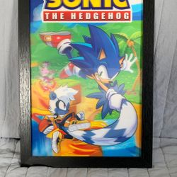 Sonic The Hedgehog Holographic Picture Frame 