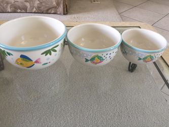 Nautical Bowls Set - Brand New