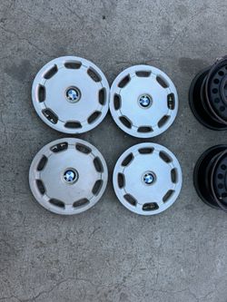 BMW Steel Wheels Steelies 4x100 Hub Caps 