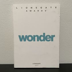Wonder DVD FYC Awards Promo Consideration Screener Owen Wilson Julia Roberts