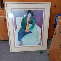 Barbara Wood Print 143/925 Mother And Daughter Framed