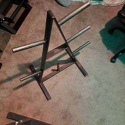 Weight Rack Post Tree & A Dumbbell Rack For Sale