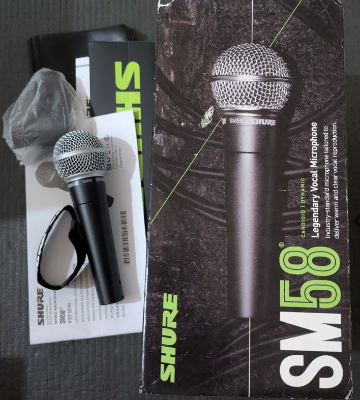 Shure SM58 Cardioid Dynamic Vocal Microphone