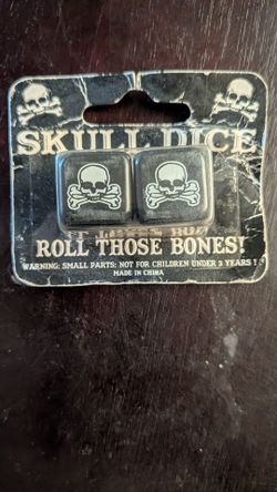 Skull dice 2 set