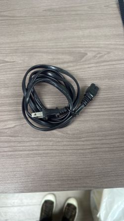 Black AC Power Cord Cable