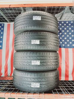 ✔️ Set of 4 Used Tires P255/50R20 HANKOOK VENTUS S1 EVO ALL SEASON 255/50R20 SUV TOURING QUIET COMFORT TYRES 255 50 20