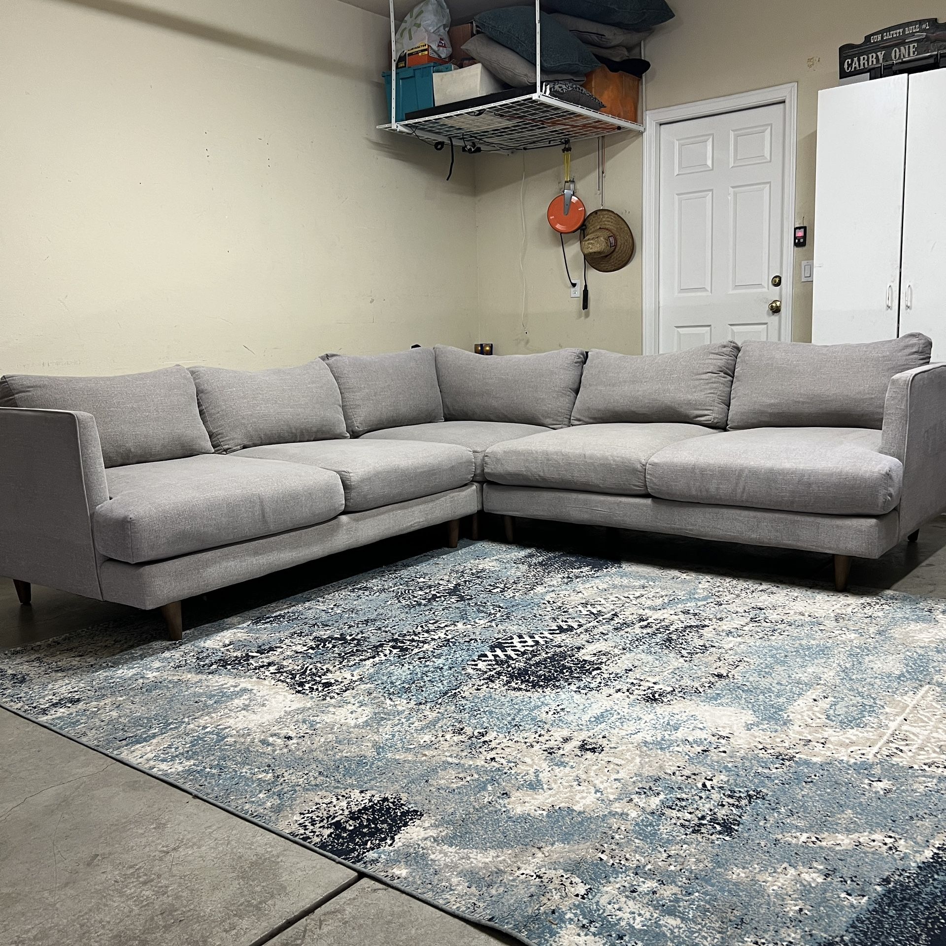 Sectional Sofa Couch Gray Free Local Delivery 🚚