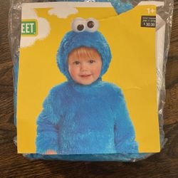 Cookie Monster /Sesame Street - Halloween Costume Size 1+ 