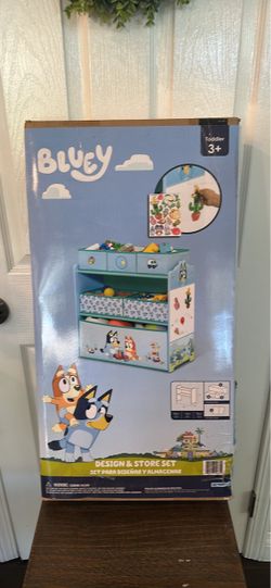 Bluey Design & Store Set Toddler Toy Organizer - 6 Bin