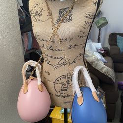 High End Real Leather Egg Sling Bags