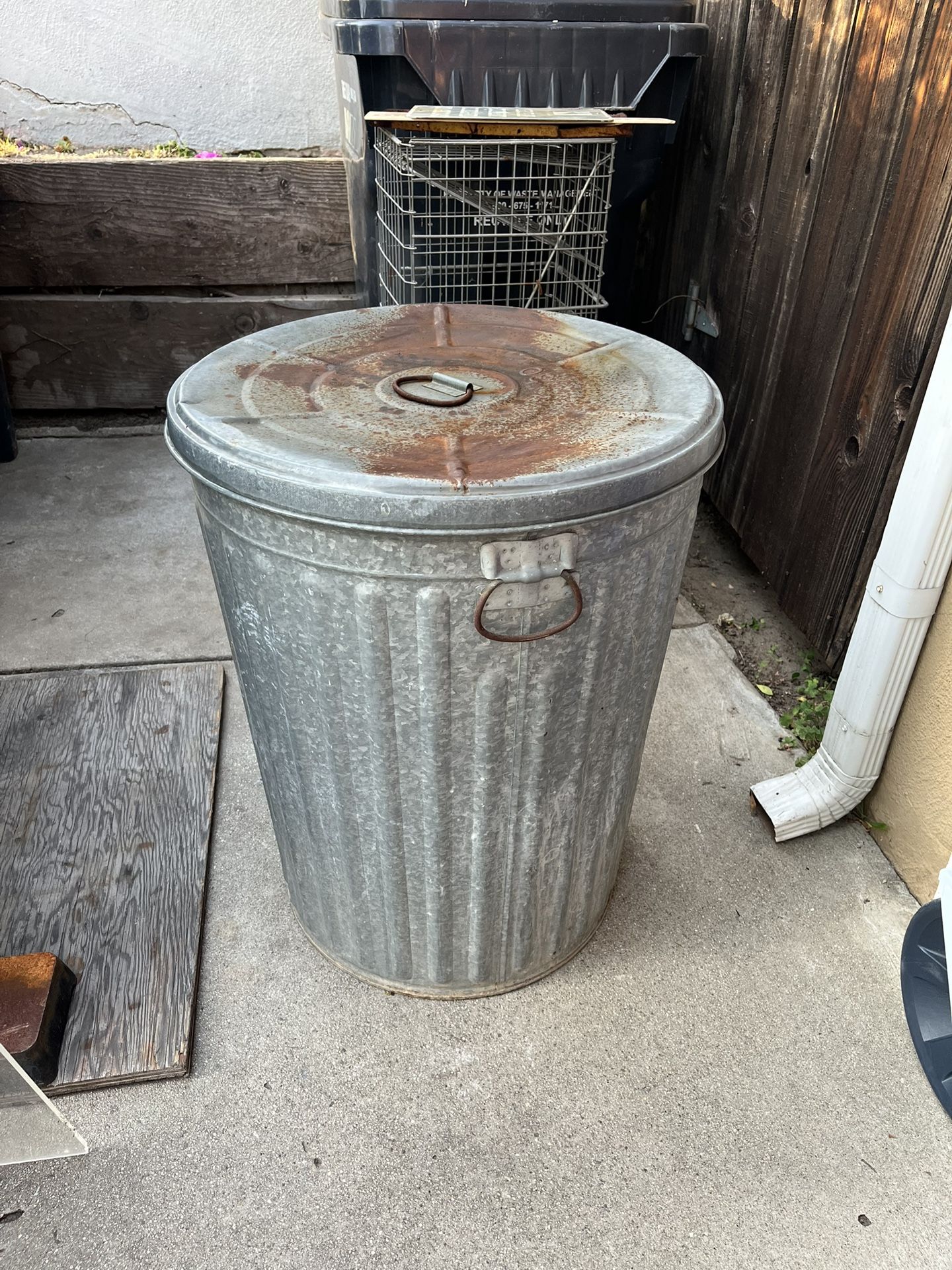 Vintage Trash Can
